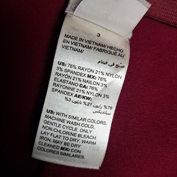 Chicos So Slimming Solid Pink Juliet Slim Leg Ankle Pants Size 3 / 16 Fuscia - Picture 6 of 12